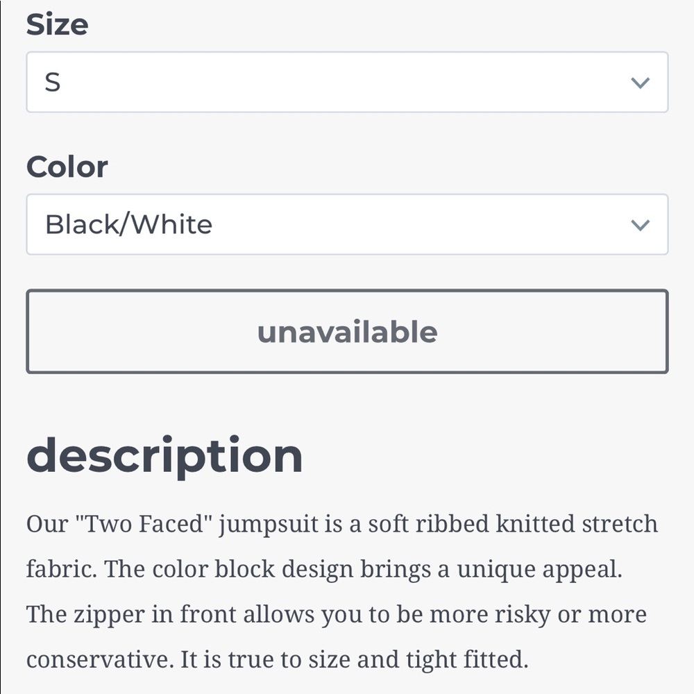 Shane Justine Two Face Faced Jumpsuit - Picture 4 of 4